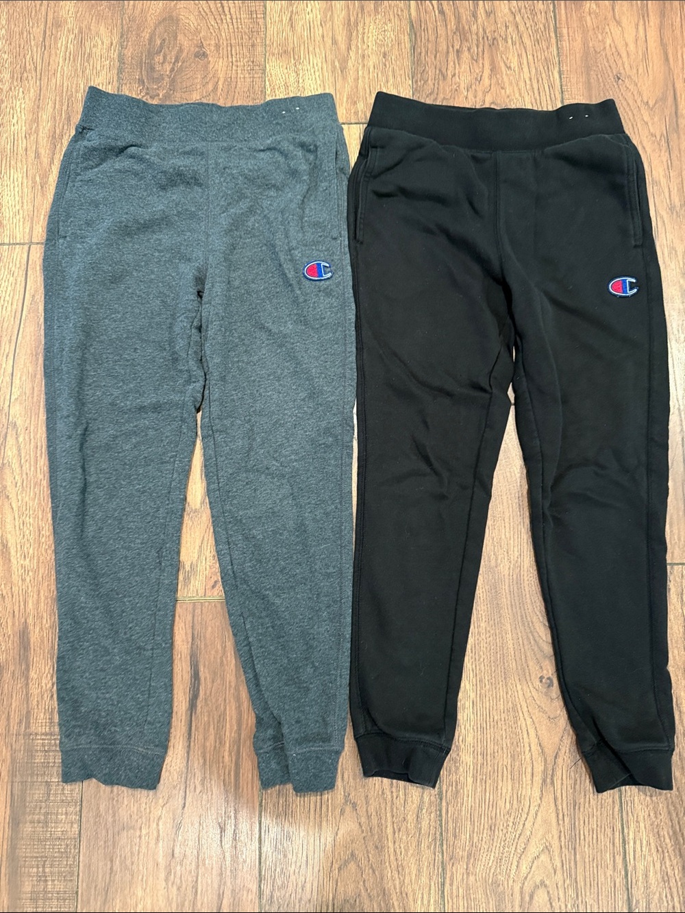 Champion Kids Joggers - Black & Gray Pair